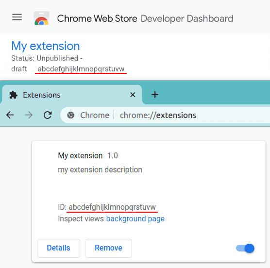 Идентификатор совпадение расширения